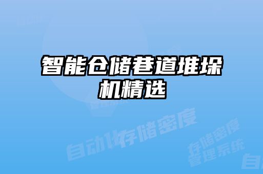 智能倉儲巷道堆垛機精選