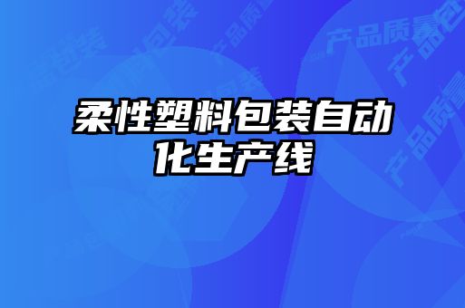 柔性塑料包裝自動化生產線