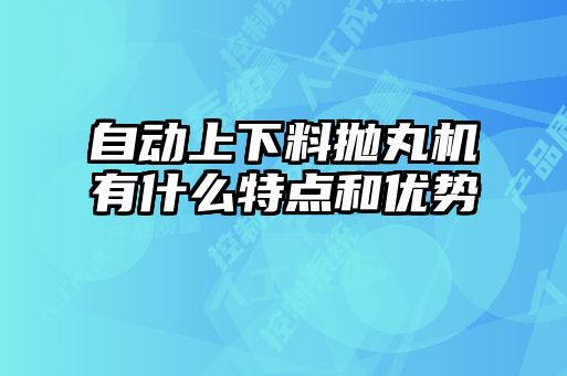 自動上下料拋丸機有什么特點和優勢