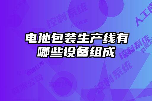 電池包裝生產線有哪些設備組成